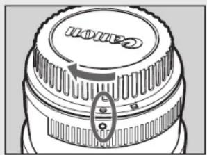 CANON EF 200mm f2.8L II USM - Mounting and Detaching the Lens - 2