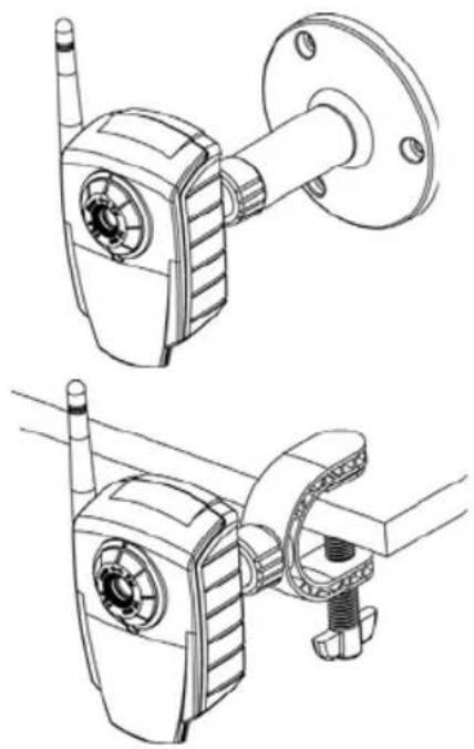 AXIS 207W - 3b. Branchement des cables - 1