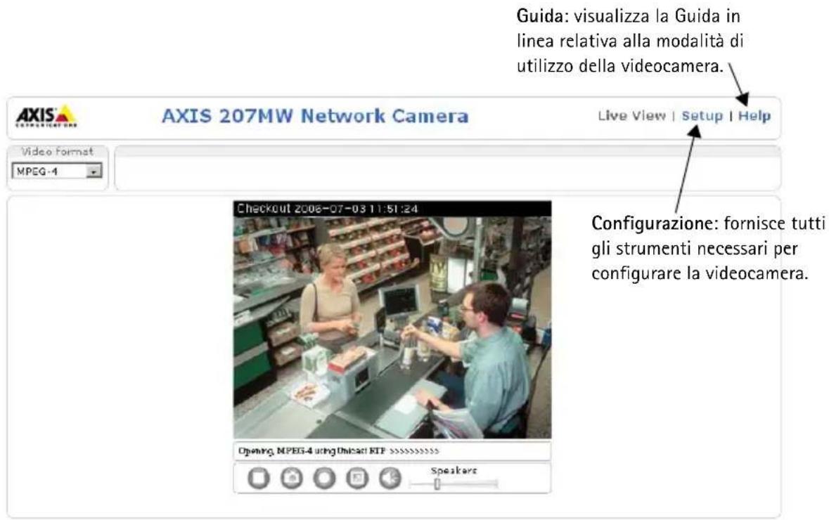 AXIS 207W - Impostazione della password - 2