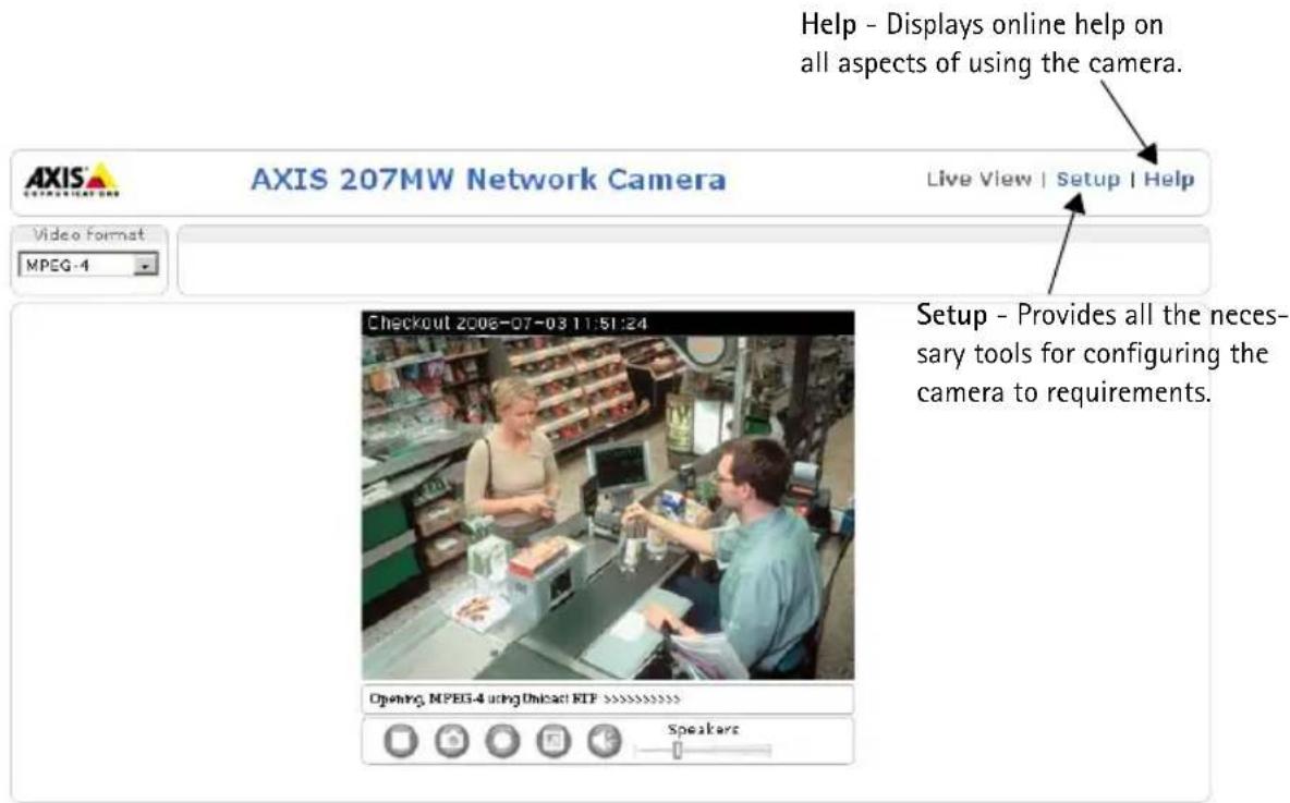 AXIS 207W - Set the password - 2
