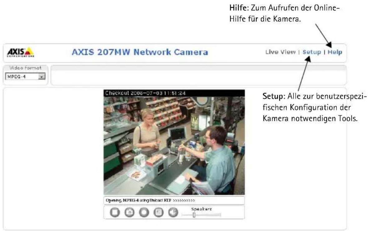 AXIS 207W - Kennwort festlegen - 2