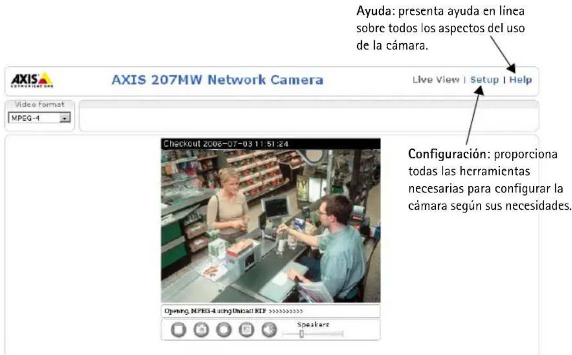 AXIS 207W - Configuración de la contraseaña - 2