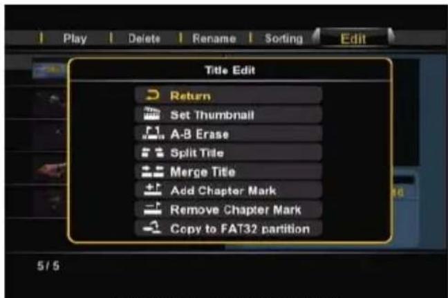CONCEPTRONIC Media Giant - Het menu Bewerken - 1