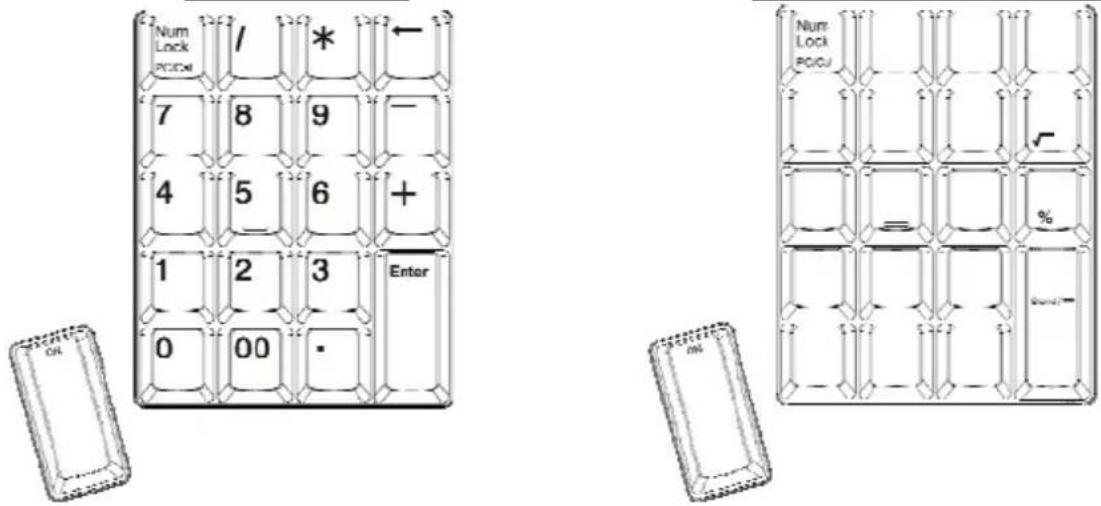 CONCEPTRONIC CNUMCALT - Modos de usuario y disposiciones del teclado - 1