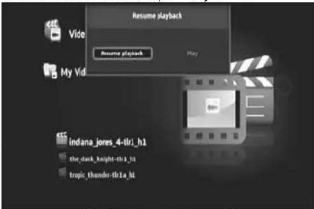 CONCEPTRONIC CMT2D1T - Riavviare la riproduzione video - 1