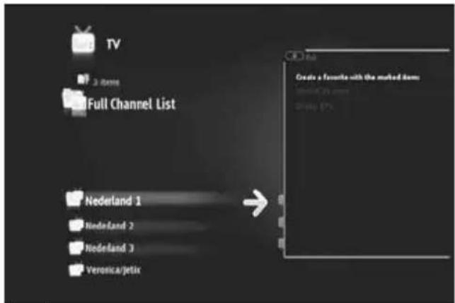 CONCEPTRONIC CMT2D1T - Creating a favorite channels list - 2