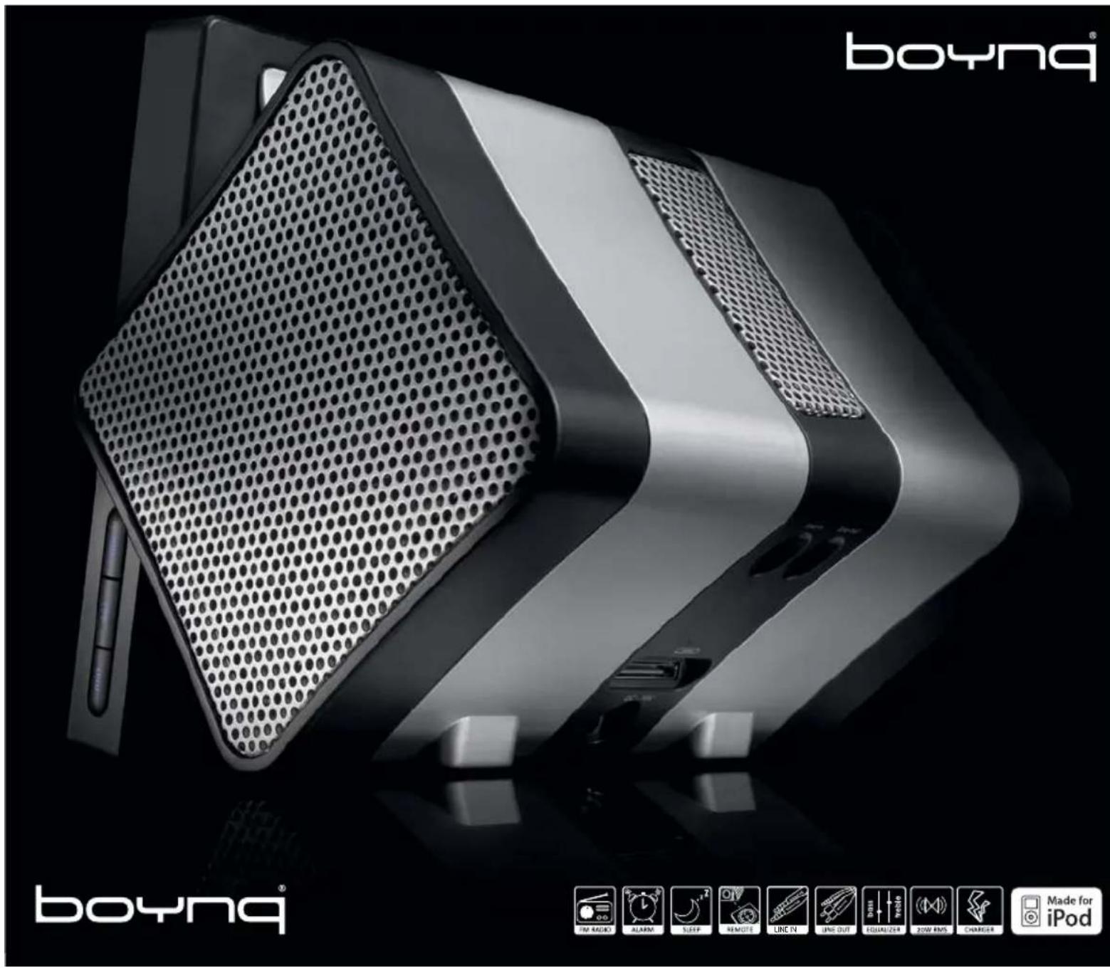 Boynq WakeUp iPod Speaker 129.110.05 - Tillverkad för iPod - 1