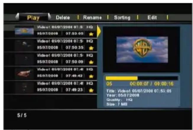 CONCEPTRONIC Media Giant met DVBT - Playback Recordings [Wiedergabe von Aufzeichnungen] - 2