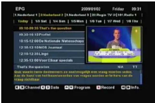 CONCEPTRONIC Media Giant met DVBT - EPG (Elektronische Programmzeitschrift) - 1