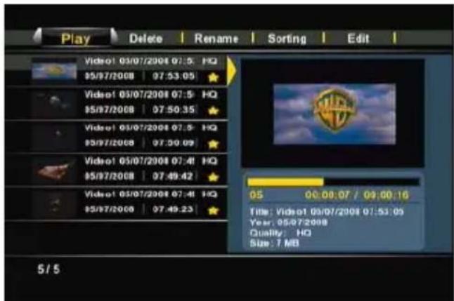 CONCEPTRONIC Media Giant met DVBT - Playback Recordings (Felvetelek lejatszasa) - 2