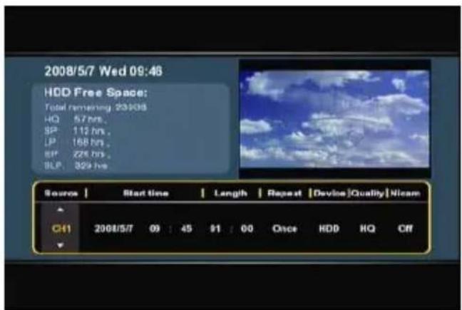 CONCEPTRONIC Media Giant met DVBT - Scheduled Recording [Programmierte Aufzeichnung] - 2