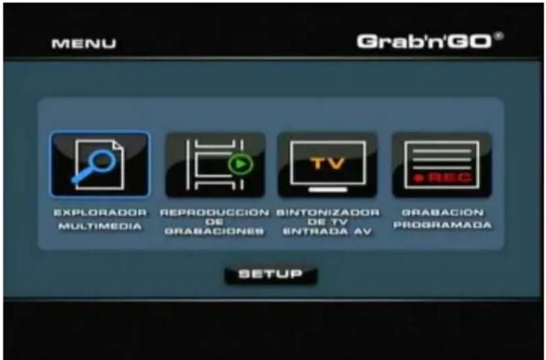 CONCEPTRONIC Media Giant met DVBT - Menu principal - 1