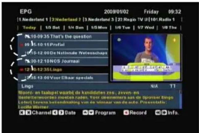 CONCEPTRONIC Media Giant met DVBT - EPG (elektronische programmagids) - 1