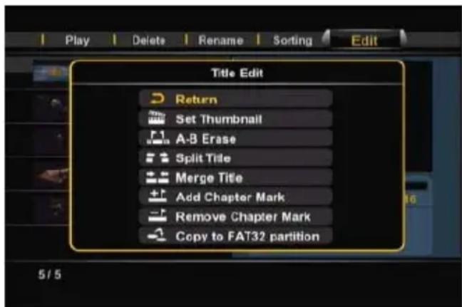 CONCEPTRONIC Media Giant met DVBT - Descripción del menu "Editor" - 1