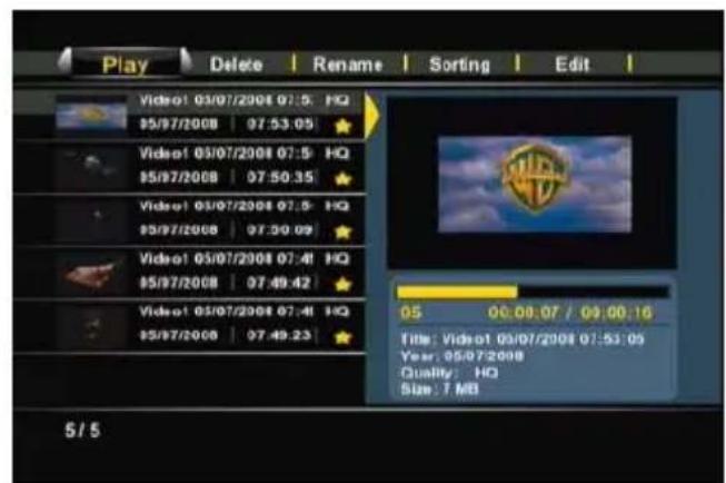 CONCEPTRONIC Media Giant met DVBT - Playback Recordings (Opnamen weergeven) - 2