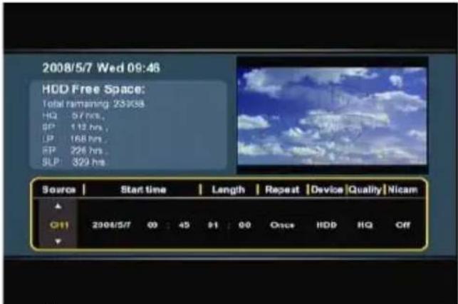 CONCEPTRONIC Media Giant met DVBT - Opnemen met programmatimer - 2