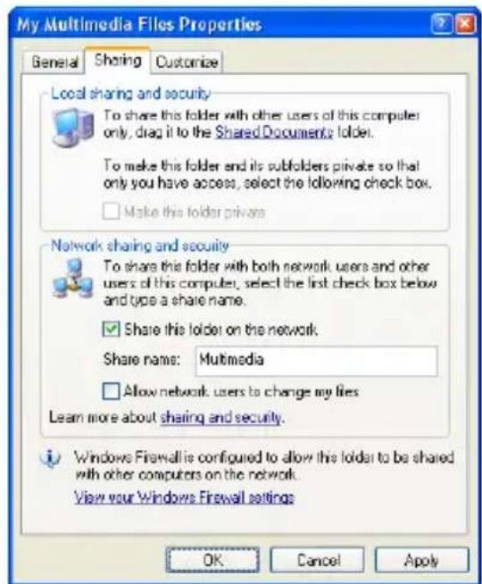 CONCEPTRONIC Media Giant met DVBT - Windows XP'de dosya paylasimi - 3