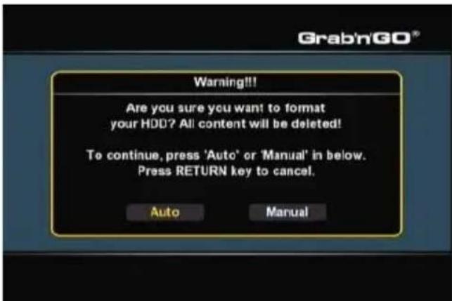 CONCEPTRONIC Media Giant met DVBT - Informação sobre a particão e assistente de formatação - 1