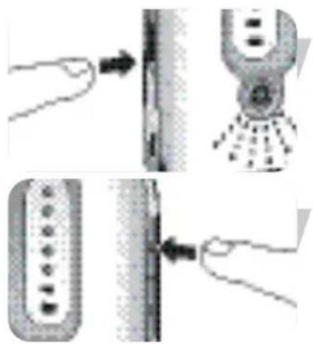 PHILIPS SCD487 - Ajustar a sensibilitadode microfone - 1