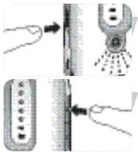 PHILIPS SCD487 - Adjusting microphone sensitivity - 1