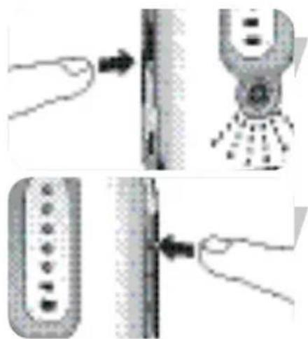 PHILIPS SCD487 - Ajuste de la sensibilitad del micrófono - 1