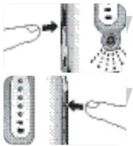 PHILIPS SCD487 - Instellen van de microfoongevoeligheid - 1
