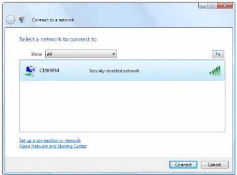 CONCEPTRONIC C150APM - Manuelle Verbindung unter Windows Vista - 2