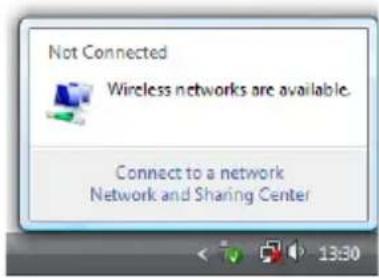 CONCEPTRONIC C150APM - Connecting manually in Windows Vista - 1