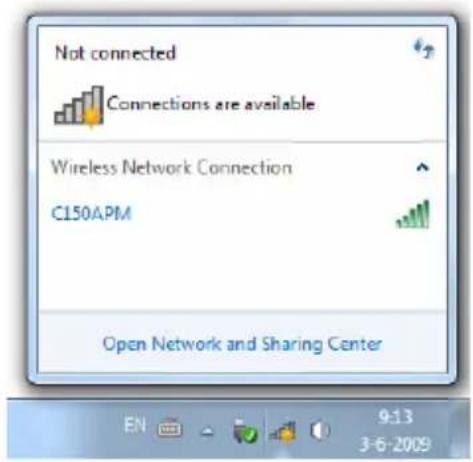 CONCEPTRONIC C150APM - Conexión manual con Windows 7 - 1