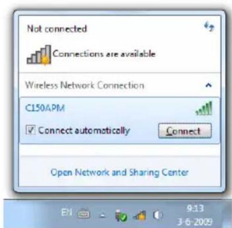 CONCEPTRONIC C150APM - Manuelle Verbindung unter Windows 7 - 2