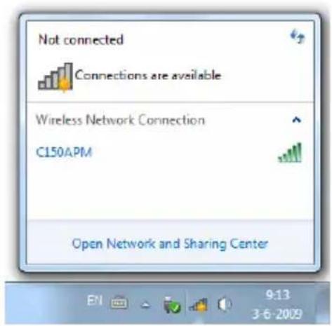 CONCEPTRONIC C150APM - Manuelle Verbindung unter Windows 7 - 1