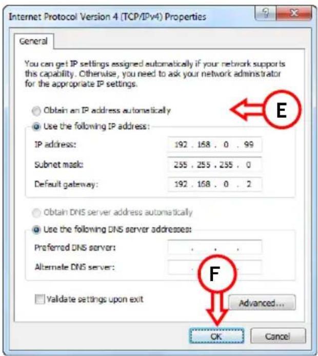 CONCEPTRONIC C150APM - Fix IP-cim konfiguralasa - 4