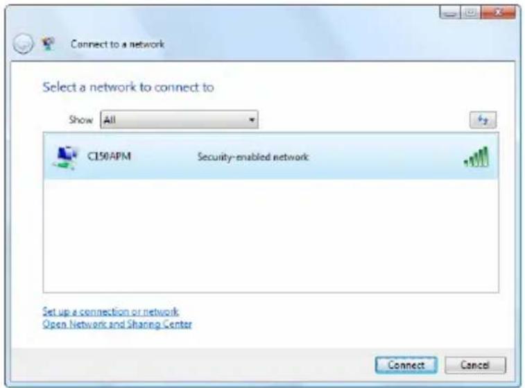 CONCEPTRONIC C150APM - Conexión manual con Windows Vista - 2