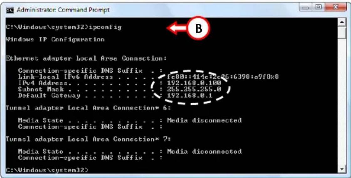 CONCEPTRONIC C150APM - Checking the IP address - 1