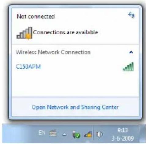 CONCEPTRONIC C150APM - Connessione manuale a Windows 7 - 1