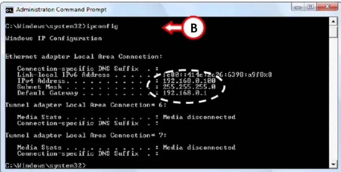 CONCEPTRONIC C150APM - Verificar o endereço IP - 1