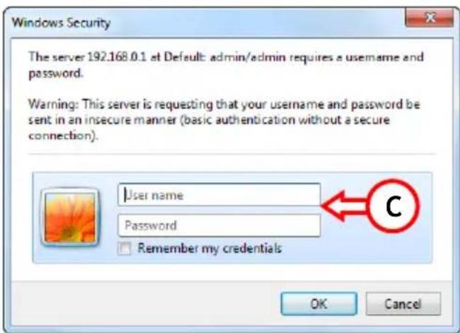 CONCEPTRONIC C150BRS4 - Logging in - 1
