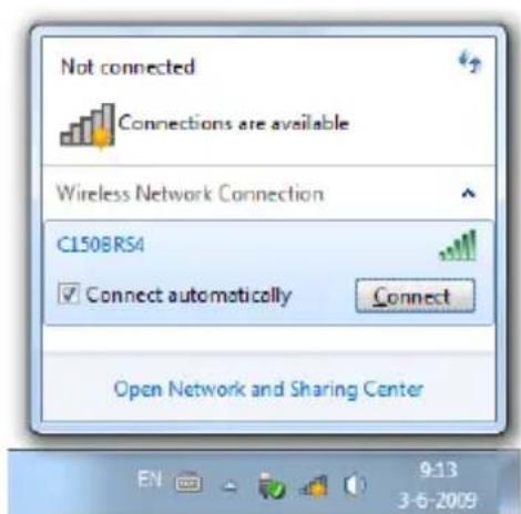 CONCEPTRONIC C150BRS4 - Ligar manualmente no Windows 7 - 2