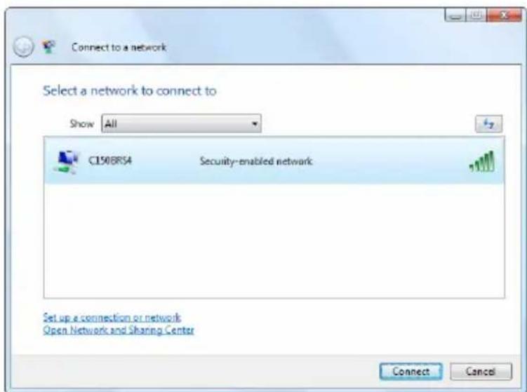 CONCEPTRONIC C150BRS4 - Connexion manuelle dans Windows Vista - 2