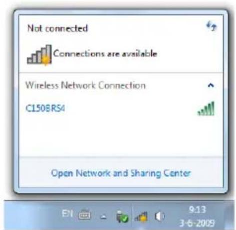 CONCEPTRONIC C150BRS4 - Manuelle Verbindung unter Windows 7 - 1