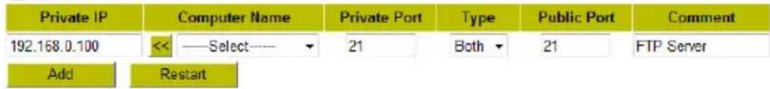 CONCEPTRONIC C150BRS4 - Enable Virtual Server - 1