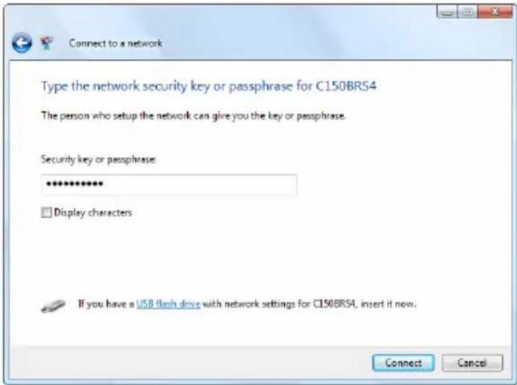 CONCEPTRONIC C150BRS4 - Handmatig verbinden in Windows Vista - 3
