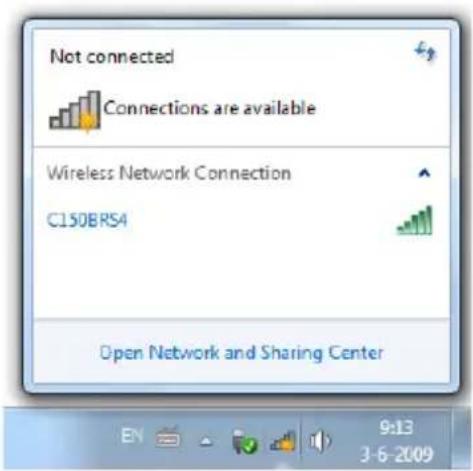 CONCEPTRONIC C150BRS4 - Connexion manuelle sur Windows 7 - 1