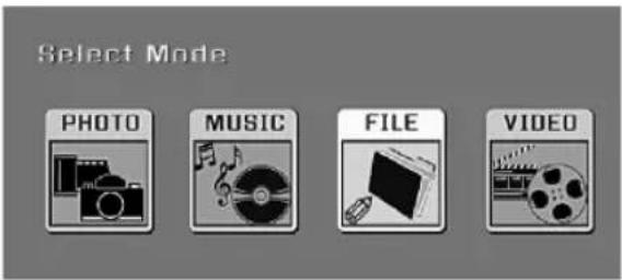 BRAUN DigiFrame 1040 - Mode selection screen - 1