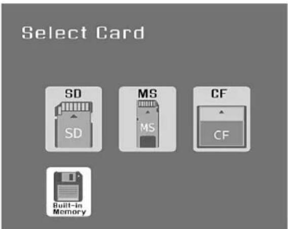 BRAUN DigiFrame 8010 - Anzeige zur Kartenauswahl - 1