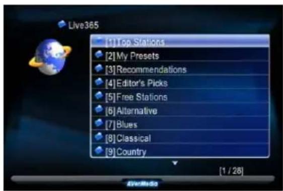 AVERMEDIA AVerLife Extreme Vision - Play Internet Radio-Live 365^TM - 1