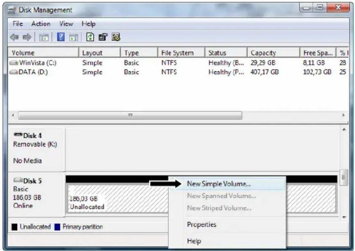 CONCEPTRONIC CHD2ULB160 - Formatieren der Festplatte - 1