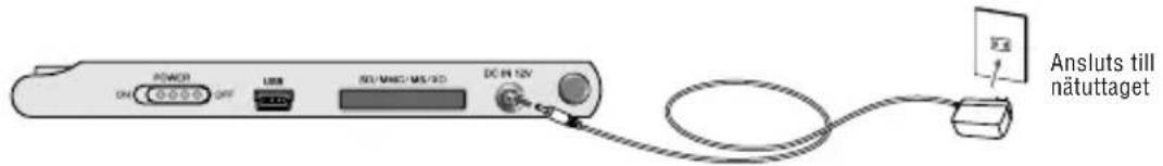 BRAUN DigiAlbum 7 - Anvanda nätadapter - 1