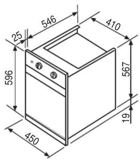 CDA SC145SS - Furniture and technical data - 1