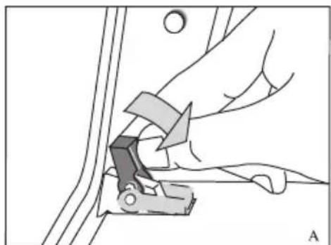 CDA SC145SS - Unhooking the doors. - 1